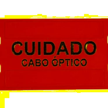 PLAQUETA DE IDENTIFICAÇÃO DE CABO ÓPTICO - PADRÃO em Sorocaba