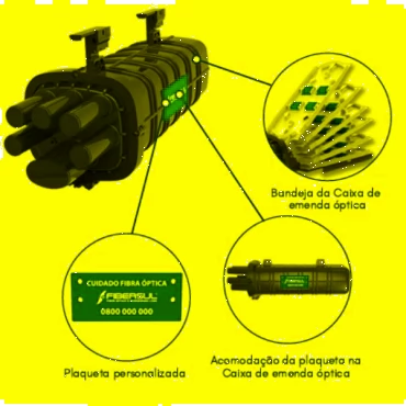 CAIXA DE EMENDA ÓPTICA AÉREA/SUBTERRANEA FIBERSUL em Sorocaba
