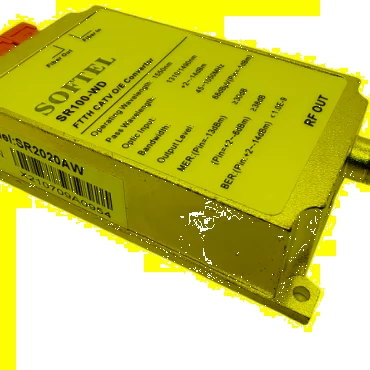 RECEPTOR ÓPTICO PON WDM PASSIVO SC/APC - RF SR100-WD em Sorocaba