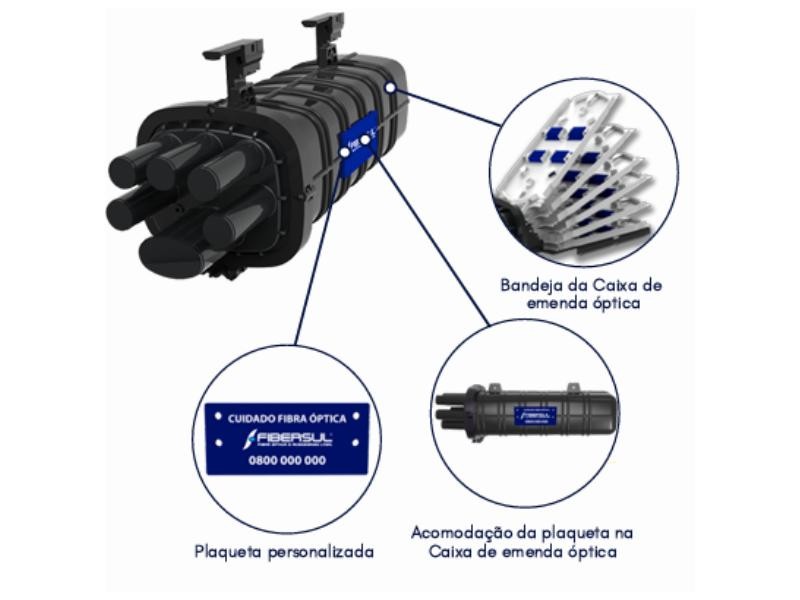 CAIXA DE EMENDA ÓPTICA AÉREA/SUBTERRANEA FIBERSUL em Novo Hamburgo